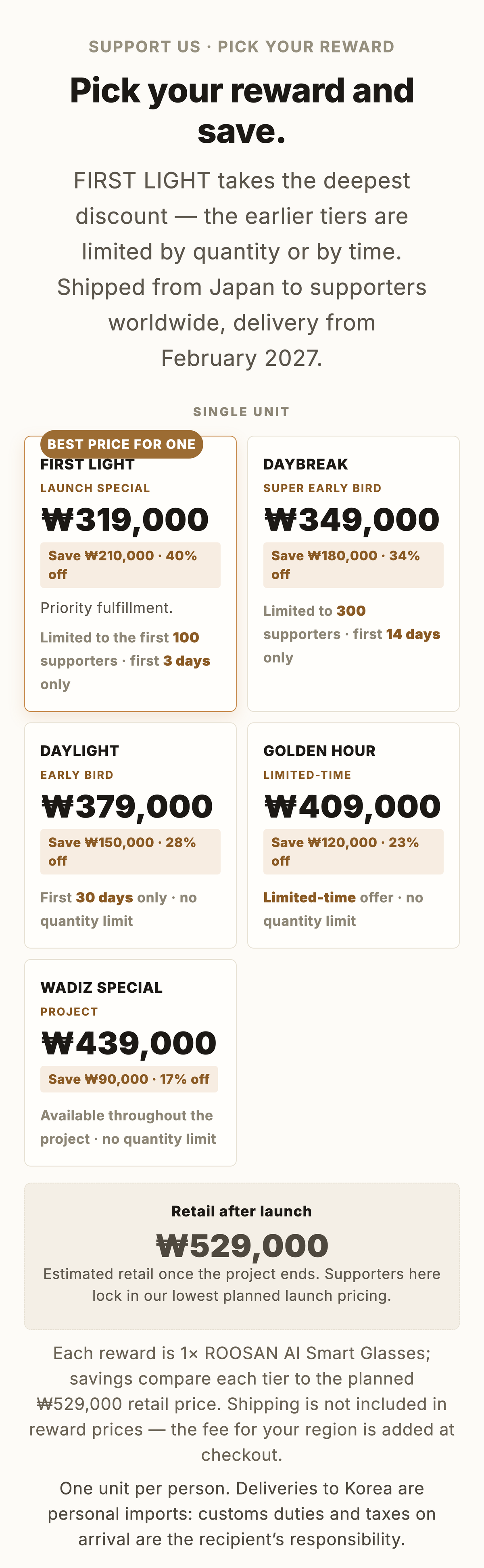 ROOSAN rewards