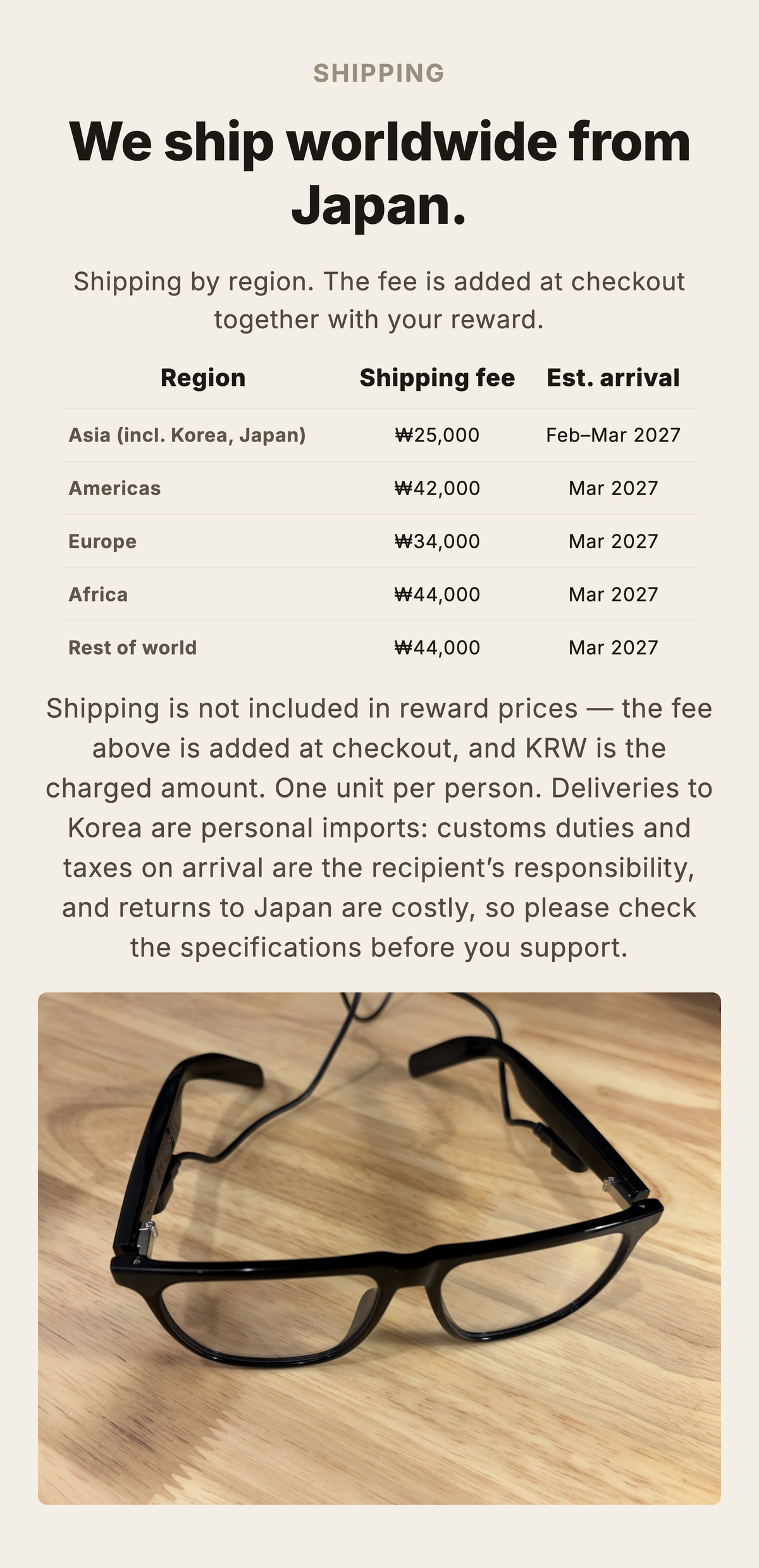ROOSAN shipping by region